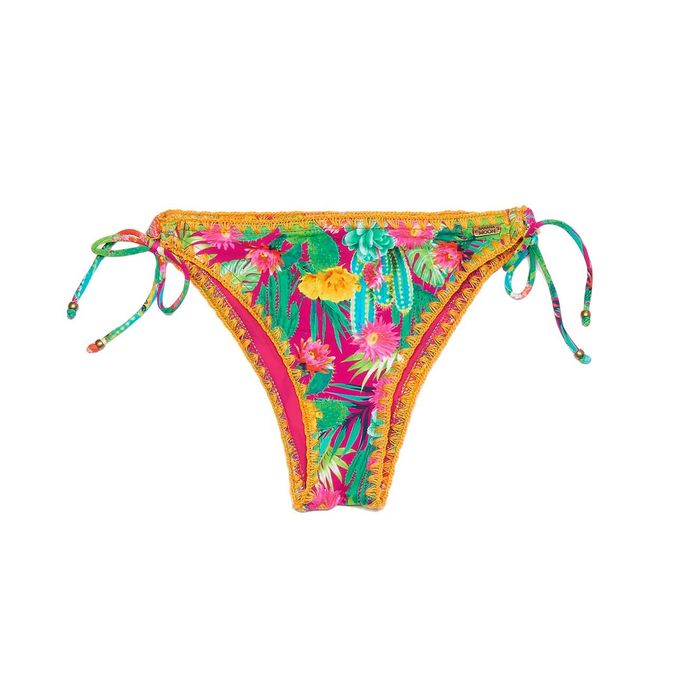 Banana Moon Avora Saguaro Bikini Bottom Woman Fuchsia Green