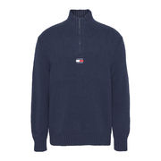1/2 ZIP PULLOVER IN STRETCH WOOL Man Twilight Navy 1/2 ZIP PULLOVER IN STRETCH WOOL Man Twilight Navy