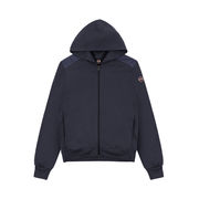 100% COTTON SWEATSHIRT WITH NYLON INSERTS Navy Man 100% COTTON SWEATSHIRT WITH NYLON INSERTS Navy Man