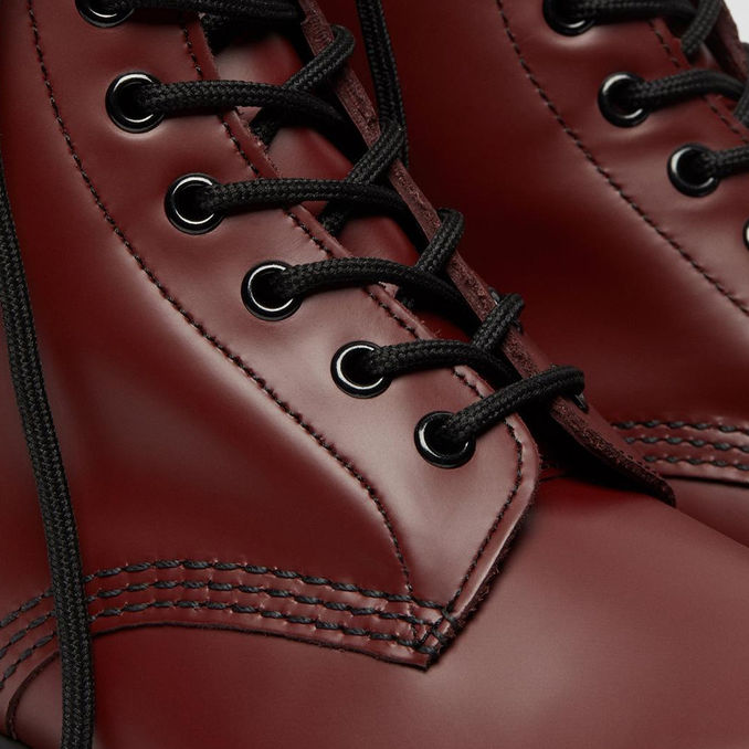 1460 BOOTS IN SMOOTH LEATHER Woman Cherry Red
