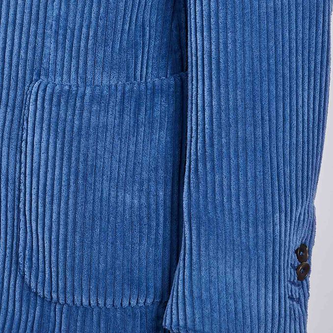 2 BUTTON VELVET JACKET Man Avio