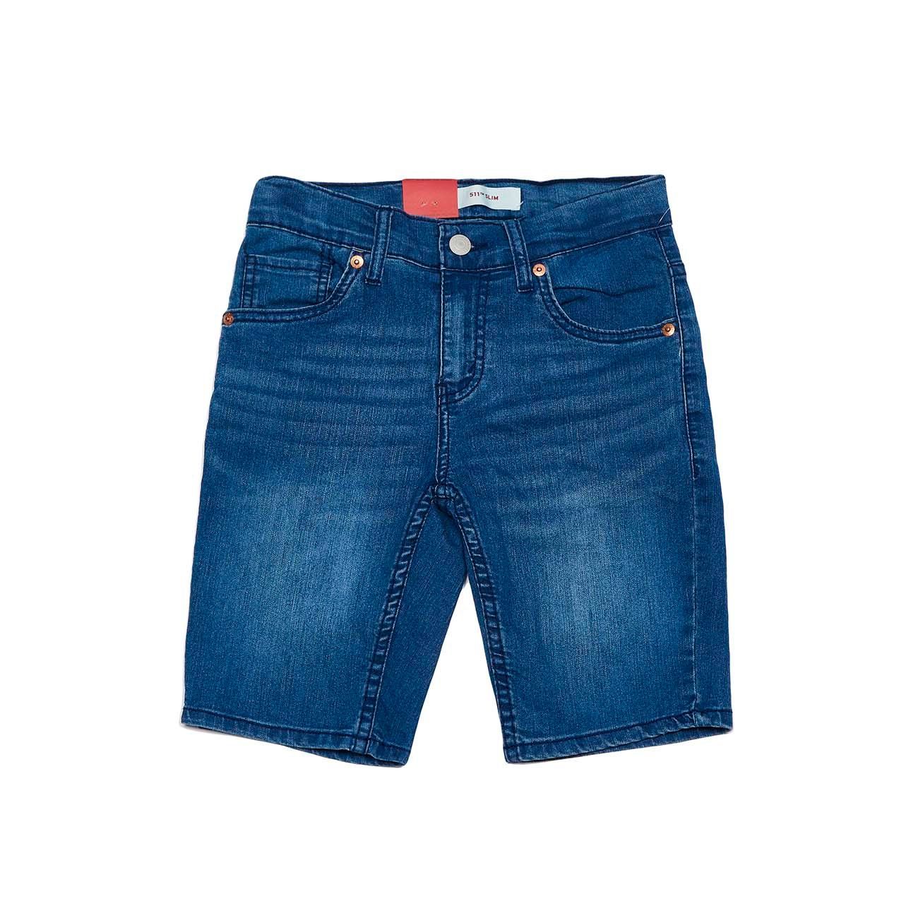 LEVIS 511 SLIM CUT-OFF SHORTS Kid Medium denim | Mascheroni Sportswear