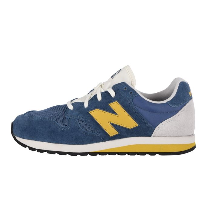 NEW BALANCE 574 70s RUNNING SUEDE MESH SNEAKERS Man Blue yellow ...