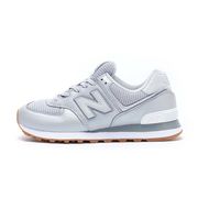 574 LIFESTYLE METALLIC LEATHER SNEAKERS Woman Grey 574 LIFESTYLE METALLIC LEATHER SNEAKERS Woman Grey