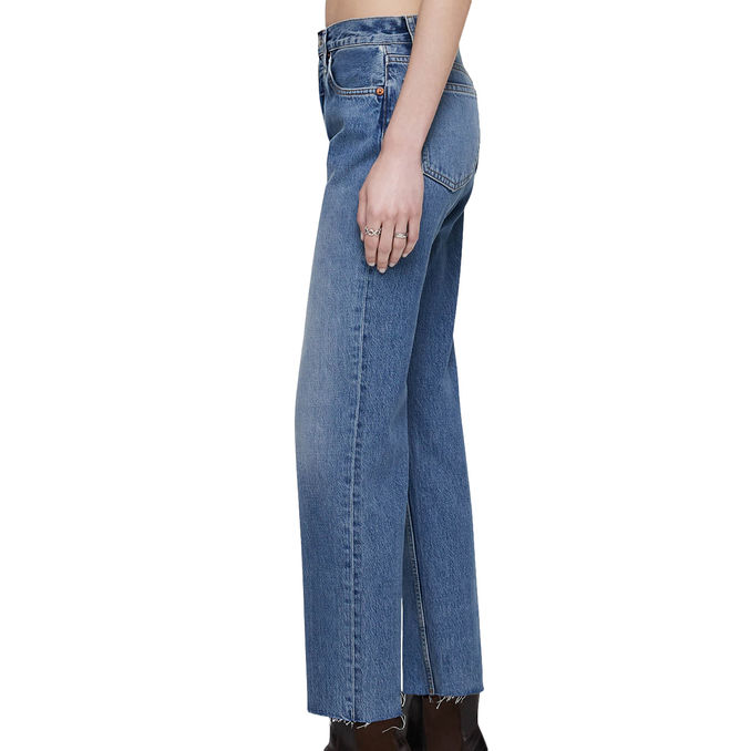 70S STOVE PIPE JEANS Woman Medium Vain