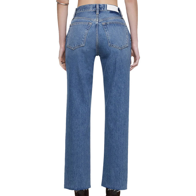 70S STOVE PIPE JEANS Woman Medium Vain