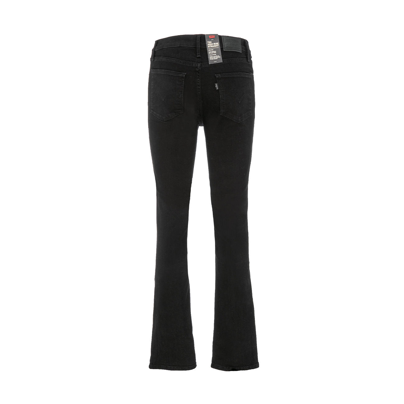 LEVIS 724 HIGH RISE STRAIGHT JEANS Woman Night Black