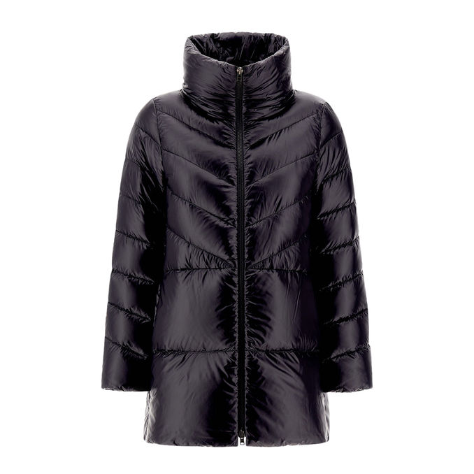 A-SHAPE NYLON DOWN Women Black