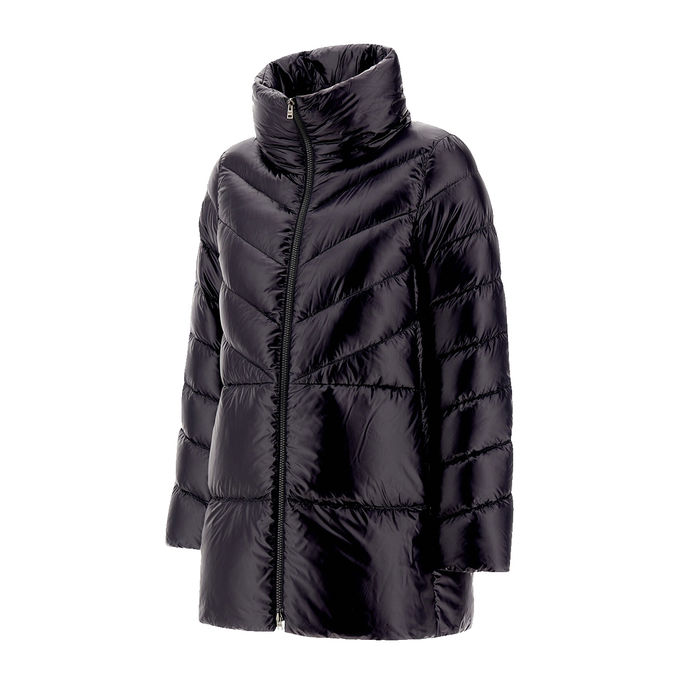 A-SHAPE NYLON DOWN Women Black