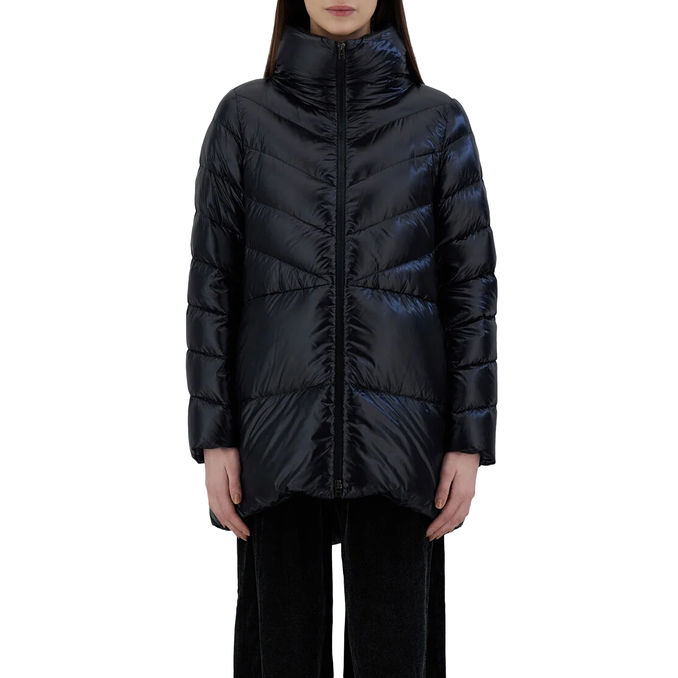 A-SHAPE NYLON DOWN Women Black