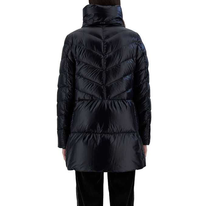 A-SHAPE NYLON DOWN Women Black