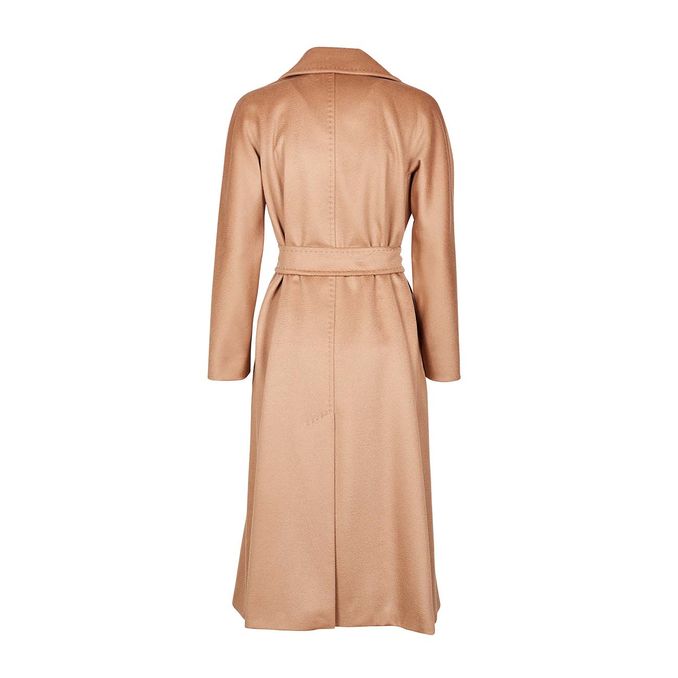 ABELIALUNGO WOOL COAT WITH BELT Woman Camel