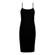 ABITO ELASTICIZZATO SEERSUCKER Woman Black ABITO ELASTICIZZATO SEERSUCKER Woman Black