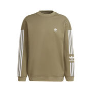 ADICOLOR CLASSICS LOCK-UP TREFOIL CREWNECK SWEATSHIRT Man Orbit green ADICOLOR CLASSICS LOCK-UP TREFOIL CREWNECK SWEATSHIRT Man Orbit green