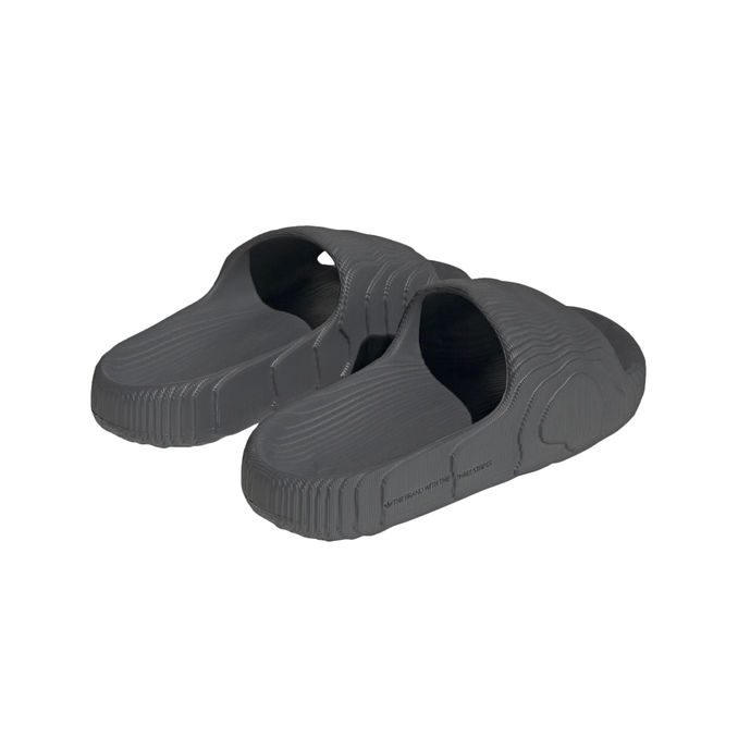ADILETTE 22 Unisex Grey Five Core Black