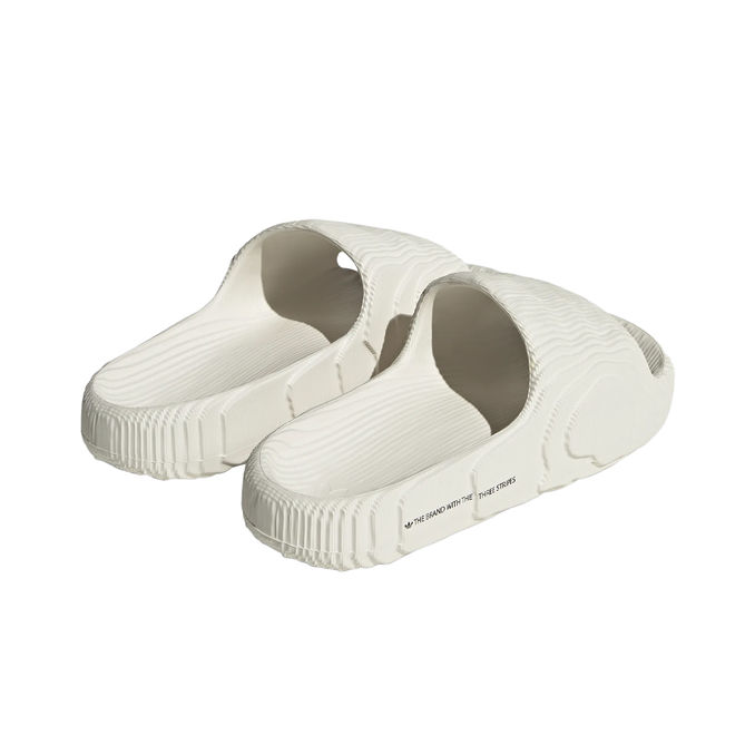 ADILETTE 22 Unisex White  Black