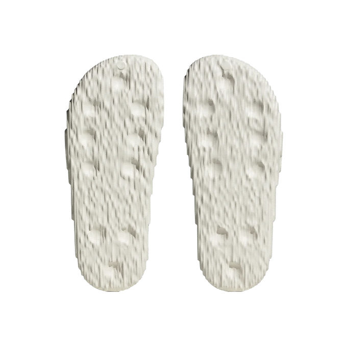 ADILETTE 22 Unisex White  Black