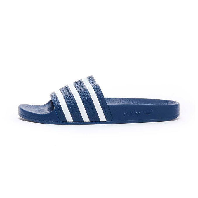 ADILETTE SLIPPERS Unisex Blue White