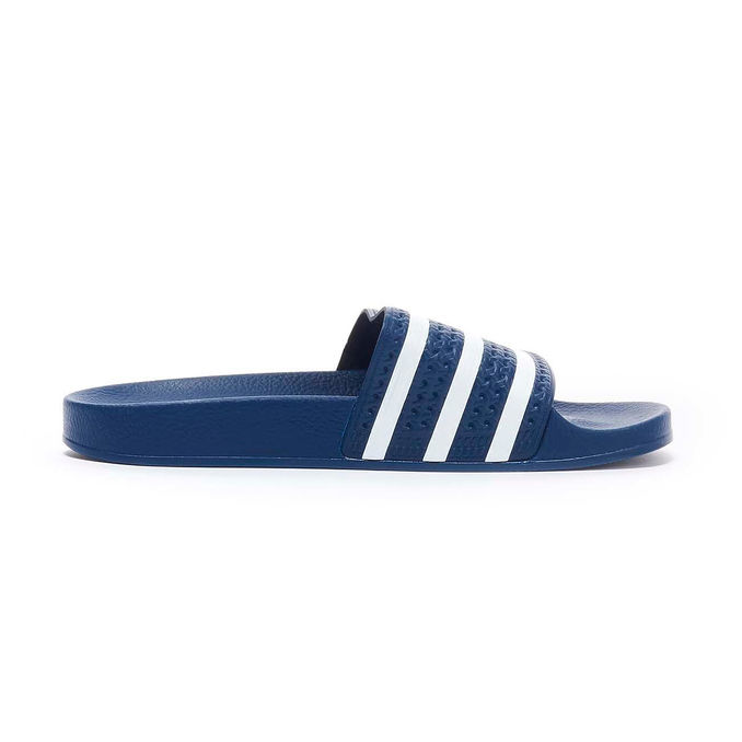 ADILETTE SLIPPERS Unisex Blue White