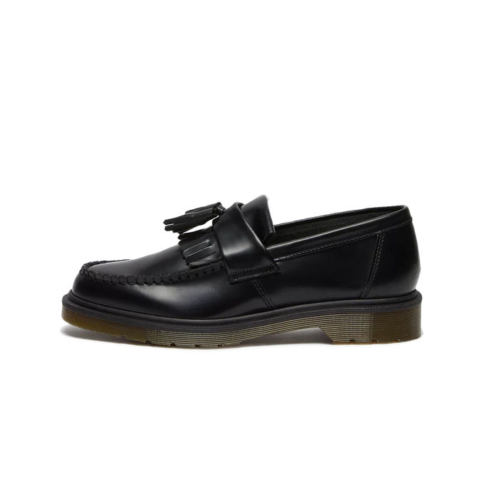 ADRIAN POLISHED SMOOTH MOCCASIN Woman Black Polished Smooth