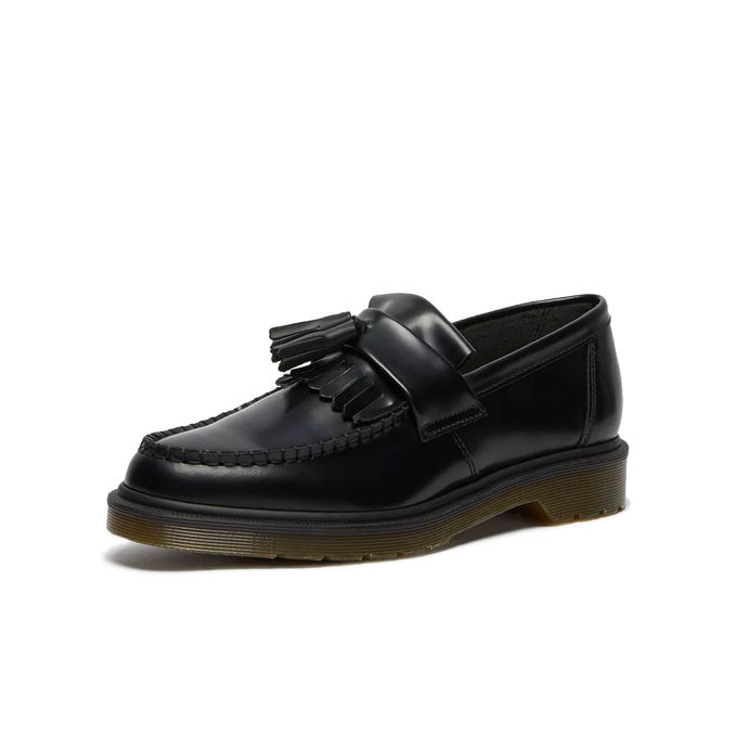 ADRIAN POLISHED SMOOTH MOCCASIN Woman Black Polished Smooth