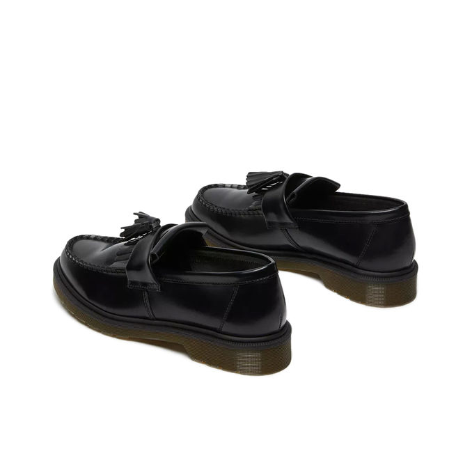 ADRIAN POLISHED SMOOTH MOCCASIN Woman Black Polished Smooth