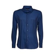 AIRDELIGHT SHIRT IN TECHNICAL FABRIC Man Blue Black AIRDELIGHT SHIRT IN TECHNICAL FABRIC Man Blue Black