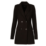 ALBEN GABARDINE BISTRETCH JACKET Woman Black ALBEN GABARDINE BISTRETCH JACKET Woman Black