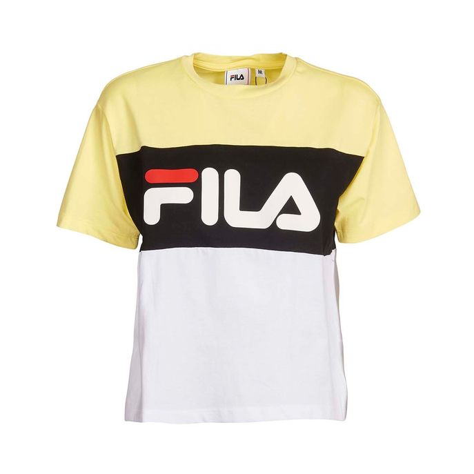 black and yellow fila shirt