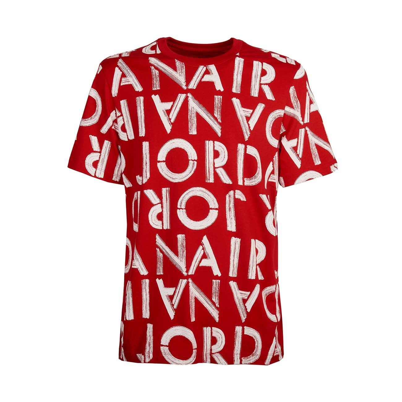 red and white jordan t shirt