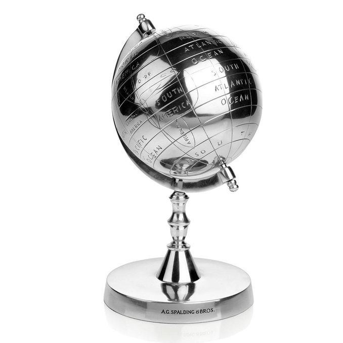 ALUMINUM GLOBE PAPERWEIGHT
