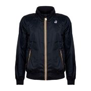 AMAURY NYLON JERSEY JACKET WITH RIBBED HEMS AND PULL UP HOOD Man Black AMAURY NYLON JERSEY JACKET WITH RIBBED HEMS AND PULL UP HOOD Man Black
