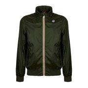 AMAURY NYLON JERSEY JACKET WITH RIBBED HEMS AND PULL UP HOOD Man Green Africa AMAURY NYLON JERSEY JACKET WITH RIBBED HEMS AND PULL UP HOOD Man Green Africa