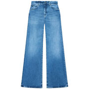 AMBER WIDE LEG JEANS IN STRETCH COTTON AND LYOCELL DENIM AMBER WIDE LEG JEANS IN STRETCH COTTON AND LYOCELL DENIM