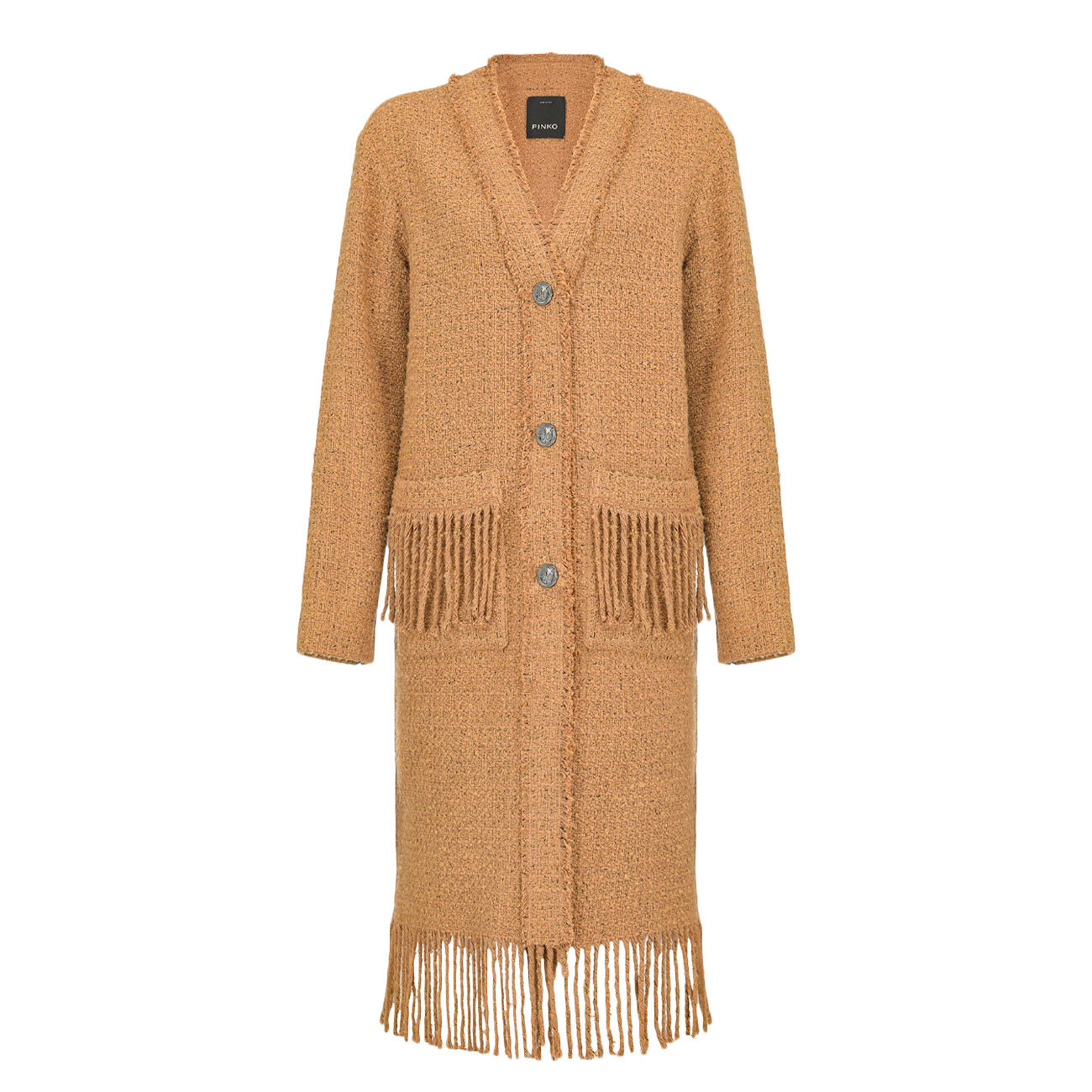 tweed boucle coat