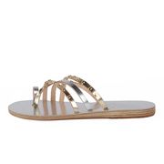 APLI AMALIA NAILS SANDALS Woman Platinum silver APLI AMALIA NAILS SANDALS Woman Platinum silver
