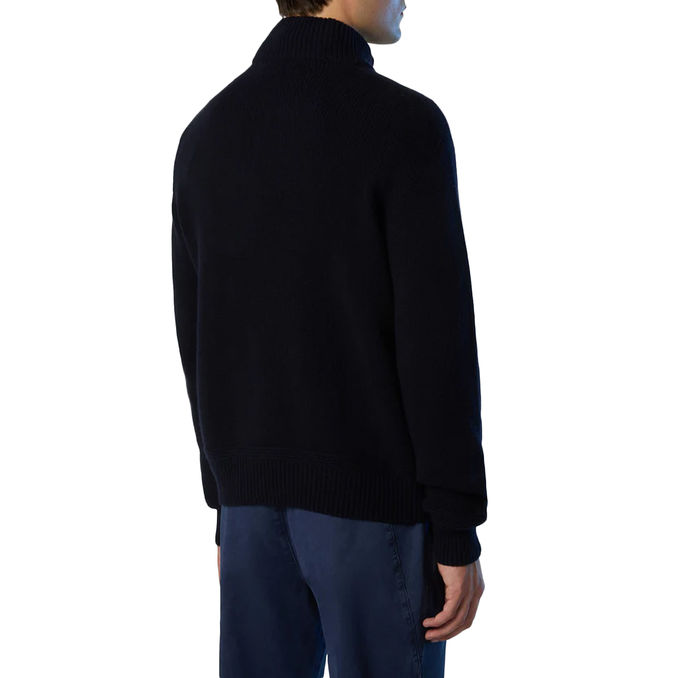 ARCHIVE SWEATER WITH BUTTONS Blue