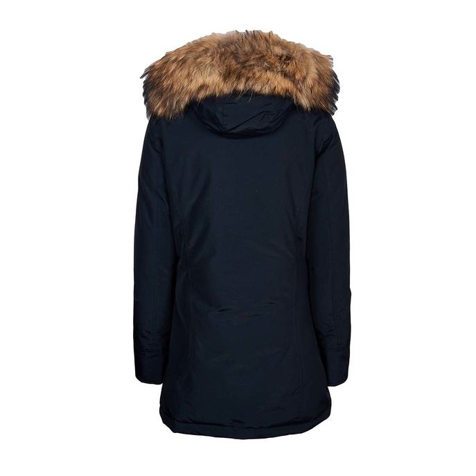 ARCTIC PARKA WITH FUR Woman Dark navy