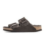 ARIZONA SANDALS WITH BUCKLE SHEARLING SUEDE Unisex Mocca ARIZONA SANDALS WITH BUCKLE SHEARLING SUEDE Unisex Mocca