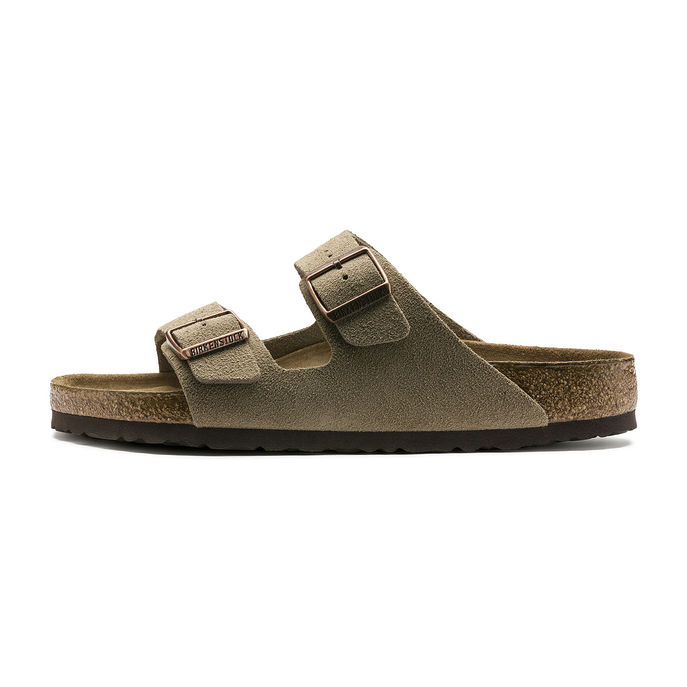 ARIZONA SUEDE LEATHER SANDAL Unisex Taupe
