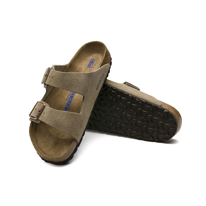 ARIZONA SUEDE LEATHER SANDAL Unisex Taupe