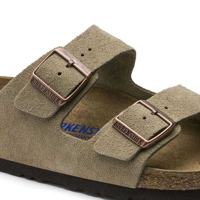 ARIZONA SUEDE LEATHER SANDAL Unisex Taupe
