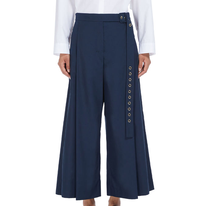 ASSIRO TRUSER Woman Blue Mare