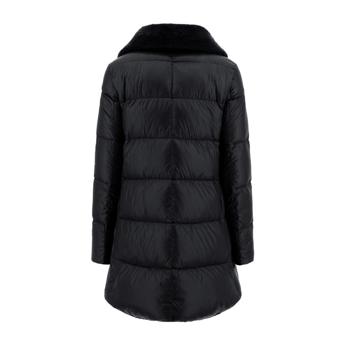 ASTMMETRICAL DOWN JACKET Donna Black