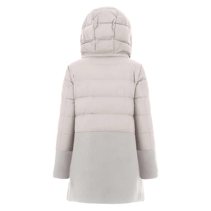 ASYMMETRICAL DOWN JACKET Woman Chantilly