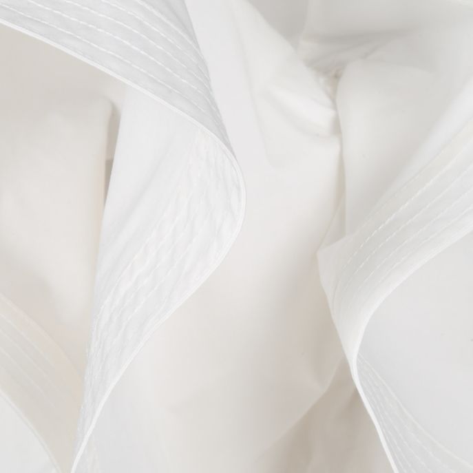 ASYMMETRICAL VOLANT TOP Woman White