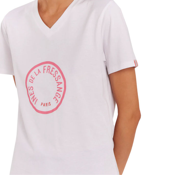 AURORE T-SHIRT Woman WhitePink