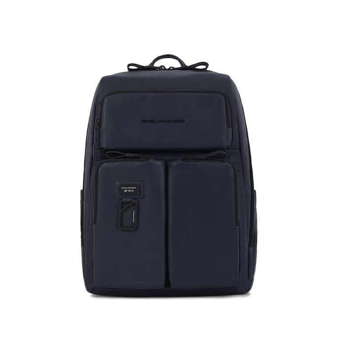 BACKPACK 15" IN PELLE Unisex Blue
