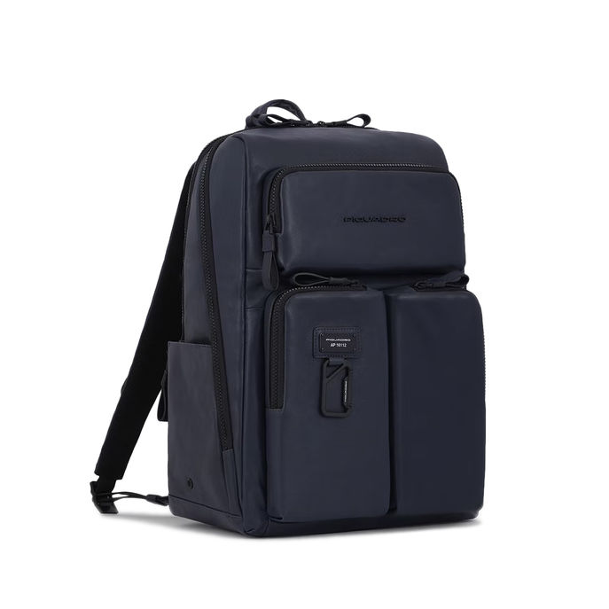 BACKPACK 15" IN PELLE Unisex Blue