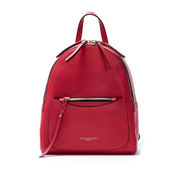 BACKPACK OGIVA IN HAMMERED LEATHER Woman Peony BACKPACK OGIVA IN HAMMERED LEATHER Woman Peony